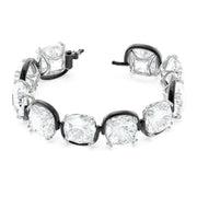 Swarovski Harmonia Cushion Cut White Crystal Mixed Metal Bracelet, 5600047.