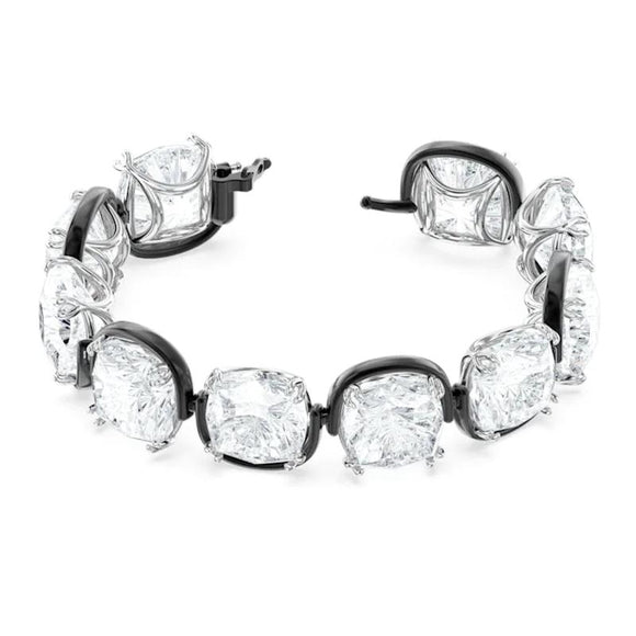 Swarovski Harmonia Cushion Cut White Crystal Mixed Metal Bracelet, 5600047.