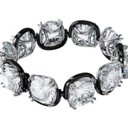 Swarovski Harmonia Cushion Cut White Crystal Mixed Metal Bracelet, 5600047.