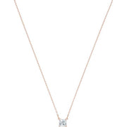 Swarovski Attract Rose Gold Plated Square Necklace, 5510698.