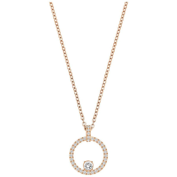 Swarovski Creativity Rose Gold Clear Crystal Circular Pendant 5202446