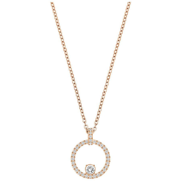 Swarovski Creativity Rose Gold Clear Crystal Circular Pendant 5202446