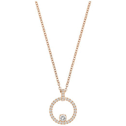 Swarovski Creativity Rose Gold Clear Crystal Circular Pendant 5202446