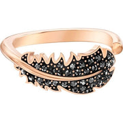 Swarovski Naughty Rose Gold Plated Black Ring - Size 55, 5495296.