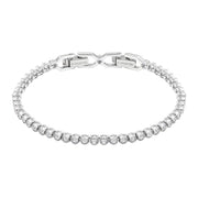 Swarovski Rhodium White Crystal Emily Tennis Bracelet 1808960