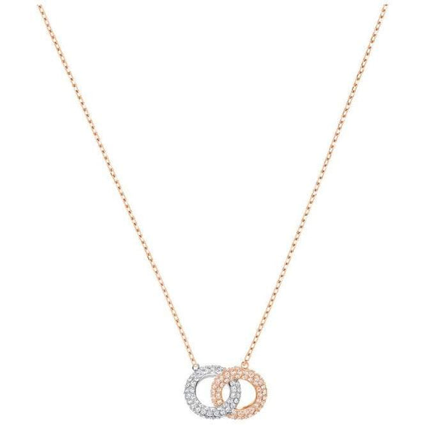 Swarovski Rose Gold Multi Crystal Necklace 5414999