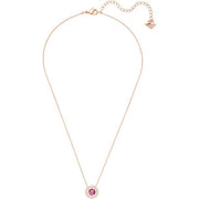 Swarovski Spark Dance Red and Rose Gold Plated Necklace 5279421