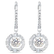 Swarovski Sparkling Dance Crystal White Rhodium Plated Earrings 5504652