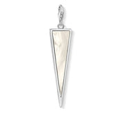 Thomas Sabo Charm Club Sterling Silver Mother Of Pearl Triangle Pendant Y0025-029-14