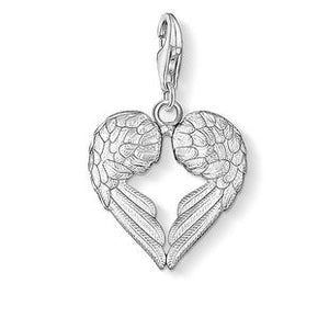 Thomas Sabo Charm Club Sterling Silver Winged Heart 0613-001-12