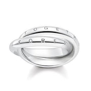Thomas Sabo Glam and Soul Sterling Silver Together Forever Ring, TR2129-001-21.