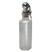 00146362 C W Sellors Sterling Silver Keith Richards Style Glass Bottle, GUNQ0000628