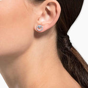 Swarovski Creativity Rose Gold Plated Circle Earrings 5199827