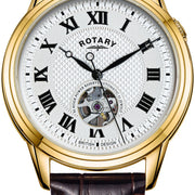 Rotary Watch Cambridge Gold PVD Mens GS05368/70