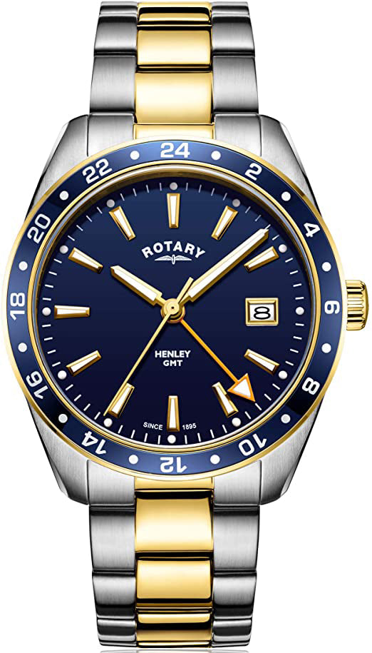 Rotary Watch Henley Two Tone Gold PVD Mens GB05296/05