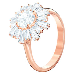 SWAROVSKI SUNSHINE ROSE GOLD TONE PLATED RING SIZE 50 5474917_2