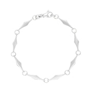 Sterling Silver Rhombus Handmade Bracelet C031BR
