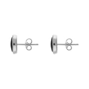 Sterling Silver Whitby Jet 6mm Round Stud Earrings E1899_2