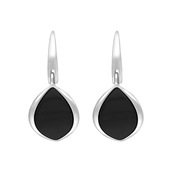 Sterling Silver Whitby Jet Star Disc Drop Earrings E1371 | Robert &  Victoria Jewellers