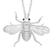 Sterling Silver Whitby Large Bee Necklace P3707