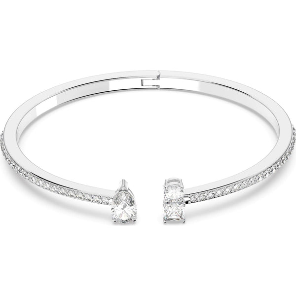 Swarovski Attract Rhodium Plated White Crystal Cuff Swarovski Attract Rhodium Plated White Crystal Cuff