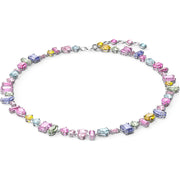 swarovski-Gema-Rhodium-plated-Multicoloured-crystal-Mixed-cut-Necklace-5613738