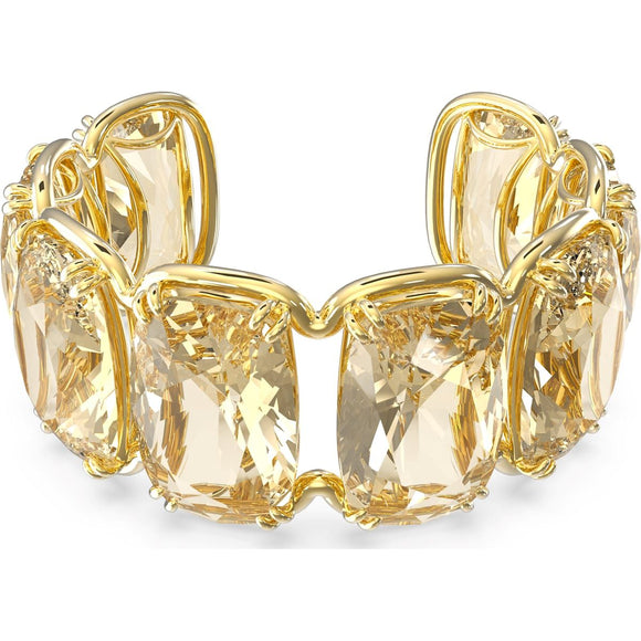 Swarovski Harmonia Yellow Gold Tone Plated Gold Tone Crystal Cuff, 5620653 £