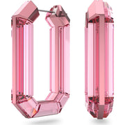 Swarovski Lucent Pink Crystal Hoop Earrings, 5633955
