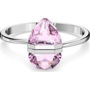Swarovski Lucent Stainless Steel Pink Oversized Crystal Magnetic Bangle, 5615112