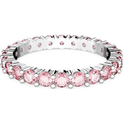 Swarovski Matrix Rhodium Plated Pink Crystal Ring 52, 5658853