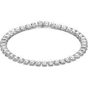 Swarovski Millenia Rhodium Plated White Crystal Octagon Cut Necklace, 5614929