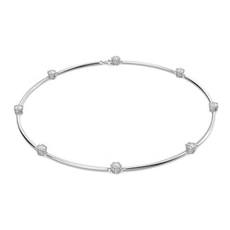 Swarovski Constella Rhodium Plated White Crystal Round Cut Necklace 5638699Swarovski Constella Rhodium Plated White Crystal Round Cut Necklace 5638699