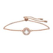 Swarovski Constella Rose Gold Tone Plated White Crystal Pave Bracelet 5636273