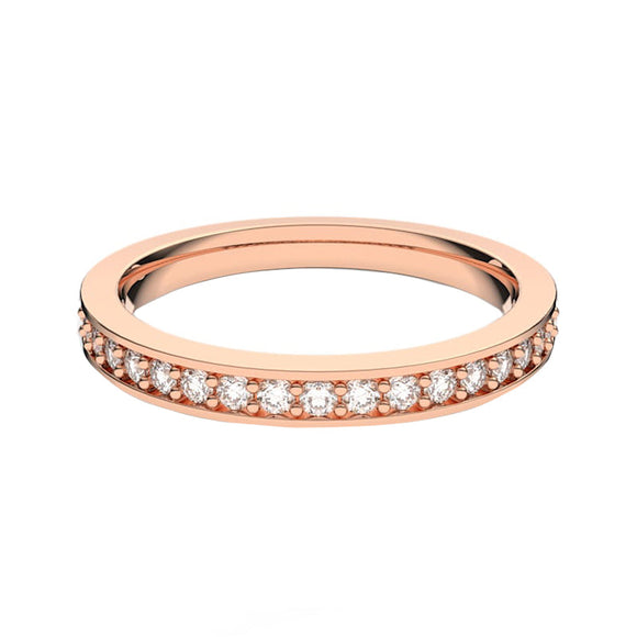 Swarovski Rare Rose Gold Tone Plated Ring - Size 60