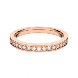 Swarovski Rare Rose Gold Plated Ring - Size 55