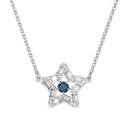 Swarovski Stella Rhodium Plated White Crystal Star Pendant, 5639186