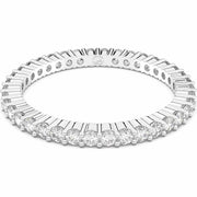Swarovski Vittore Rhodium Plated White Crystal Ring Size 50, 5656299