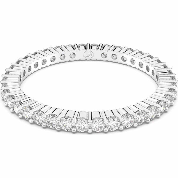 Swarovski Vittore Rhodium Plated White Crystal Ring Size 50, 5656299