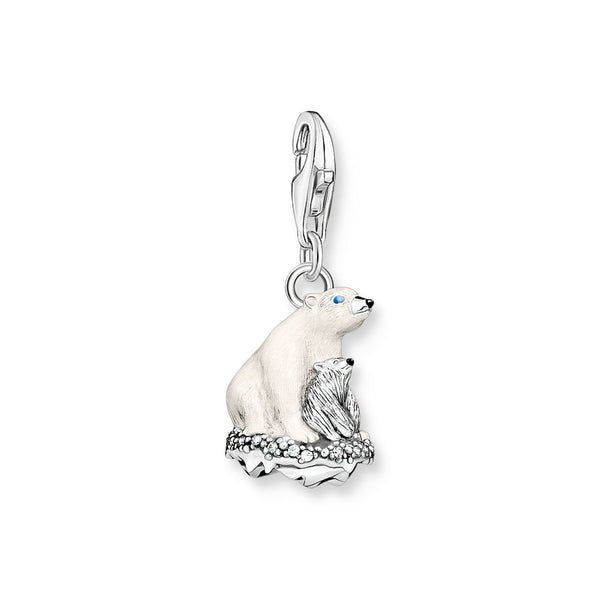Thomas Sabo Charm Club Sterling Silver Bears Charm, 1911-691-7.