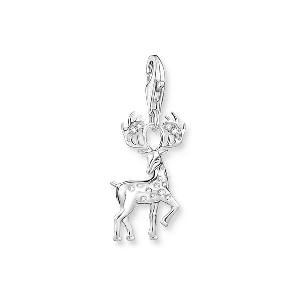 Thomas Sabo Charm Club Sterling Silver Deer Charm, 1910-051-14.