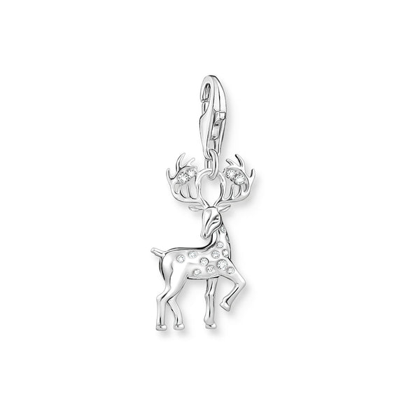 Thomas Sabo Charm Club Sterling Silver Deer Charm, 1910-051-14.
