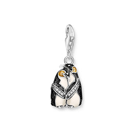 Thomas Sabo Charm Club Sterling Silver Penguins Charm, 1909-691-7.