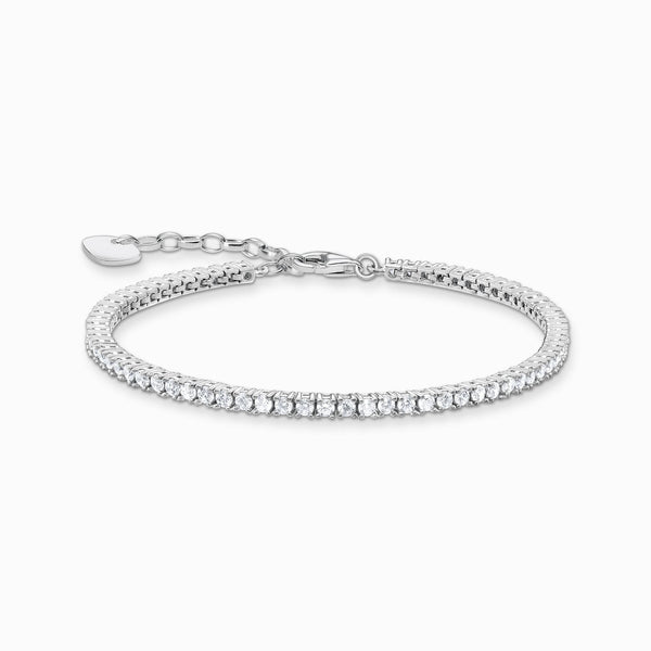 Thomas Sabo Sterling Silver Tennis Bracelet, A2021-051-14-L19V.
