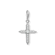 Thomas Sabo Charm Club Sterling Silver Cross Collectable Charm, 1732-051-14.