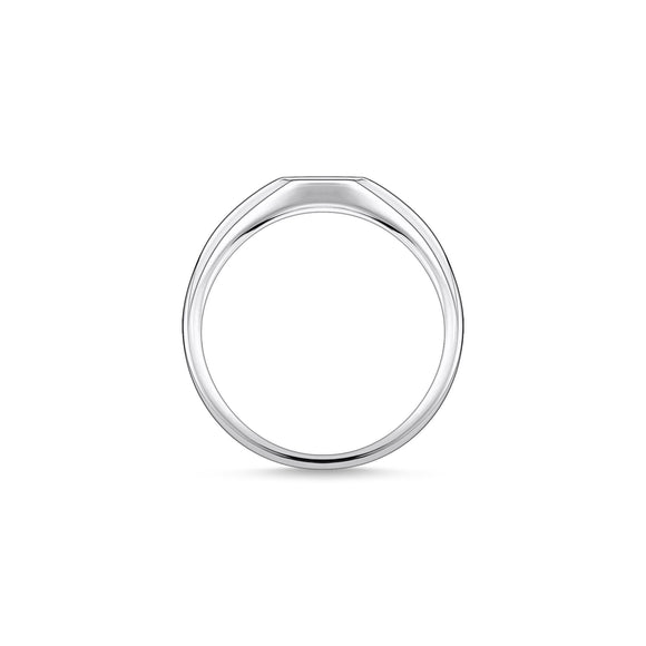 Thomas Sabo Charm Club Sterling Silver CZ Star Engraved Ring, TR2314-051-14-48_2.