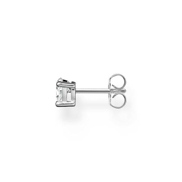 Thomas Sabo Charm Club Sterling Silver Heart Single Ear Stud, H2234-051-14_2.