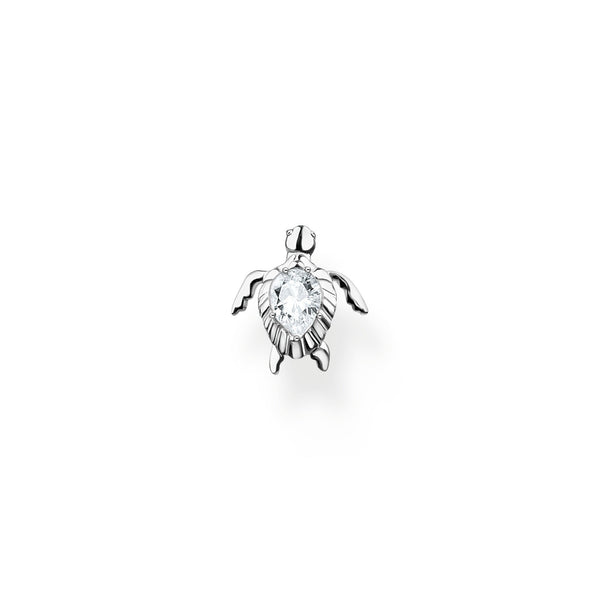 Thomas Sabo Charm Club Sterling Silver Turtle Single Ear Stud, H2235-051-14.