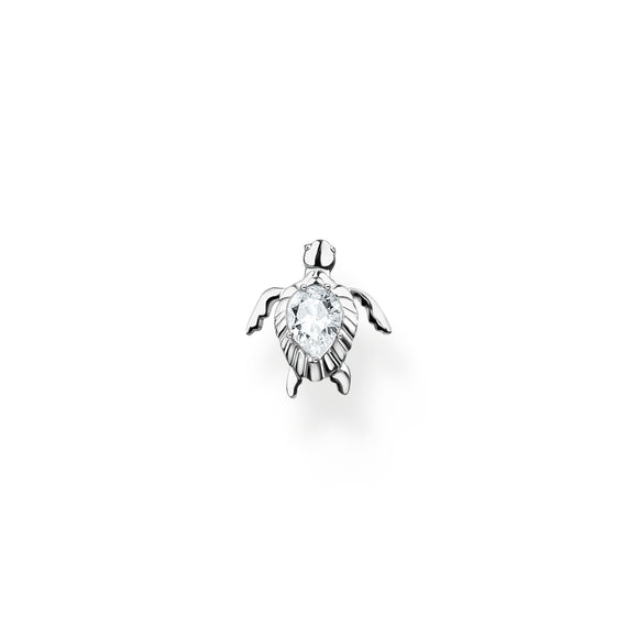 Thomas Sabo Charm Club Sterling Silver Turtle Single Ear Stud, H2235-051-14.