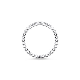 Thomas Sabo Charm Club Sterling Silver White CZ Dots Ring, TR2323-051-14-48_2.