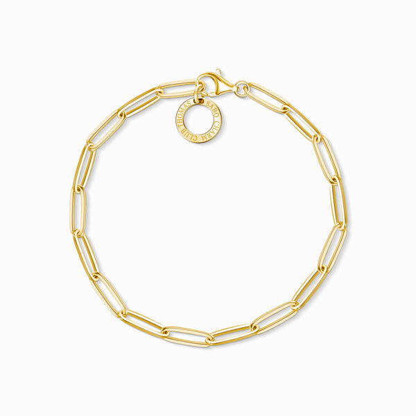 Thomas Sabo Charm Club Yellow Gold Charm Bracelet, X0253-413-39.